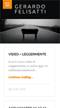 Mobile Screenshot of gerardofelisatti.com